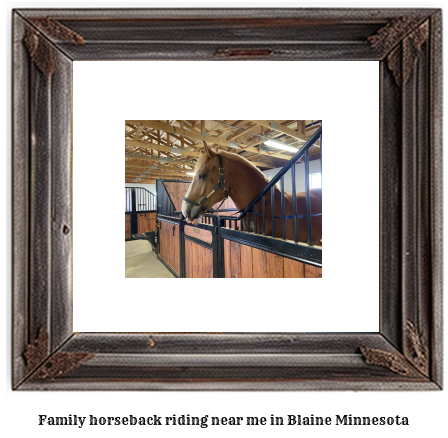 family horseback riding near me in Blaine, Minnesota